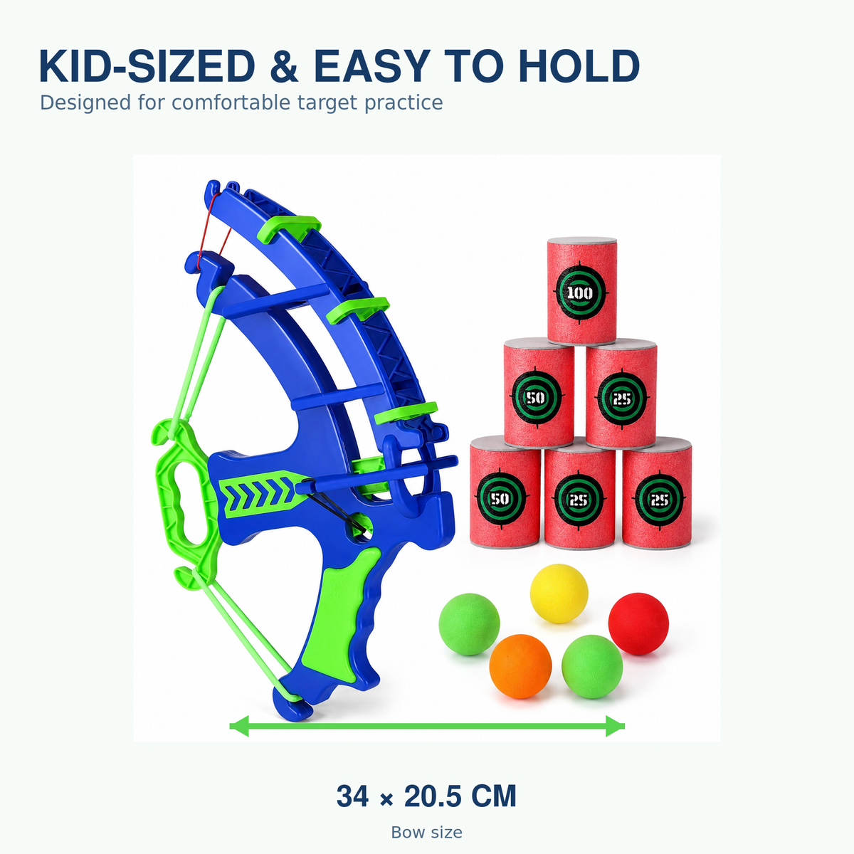 Kids Soft Ball Target Game – game dimensions