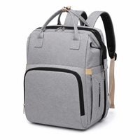 3-in-1 Diaper Backpack with Travel Cot – product image
