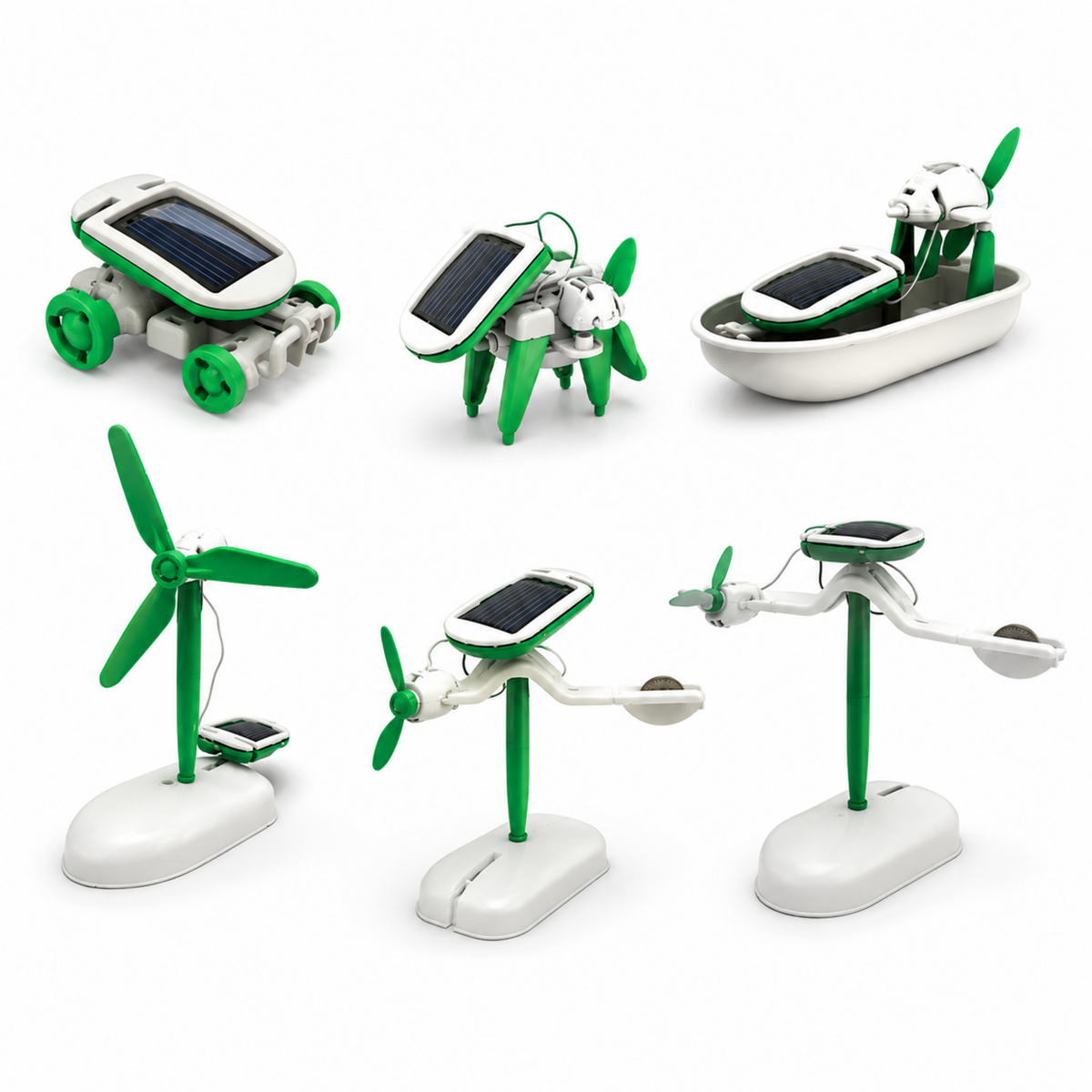 6-in-1 Solar Robot Building Kit – product image