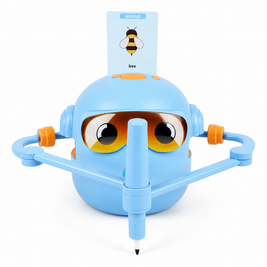 Interactive Drawing Robot – 100 Cards – blue product image