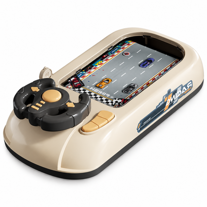 Kids Interactive Driving Steering Wheel – cream product image