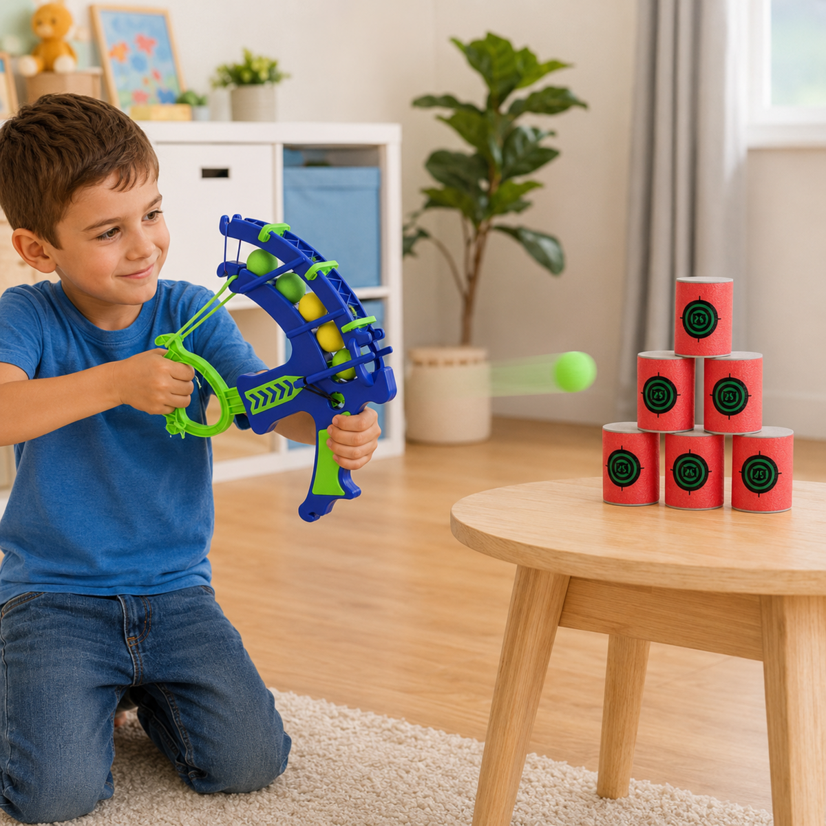 Kids Soft Ball Target Game in use