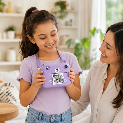 Kids Instant Print Camera – 1080p HD in use