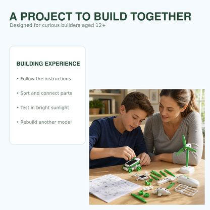 6-in-1 Solar Robot Building Kit – kit building