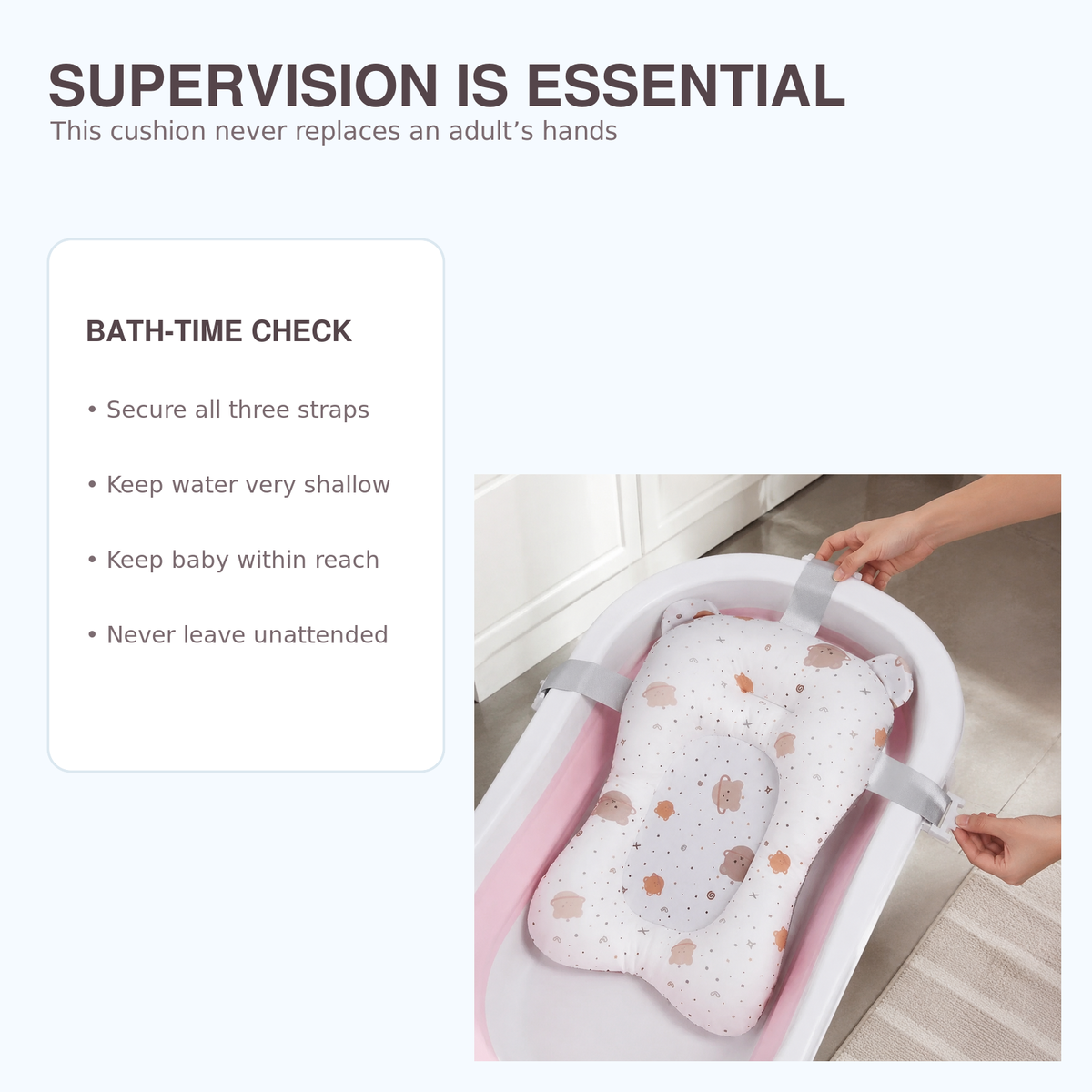 Baby Bath Support Cushion – cushion safety