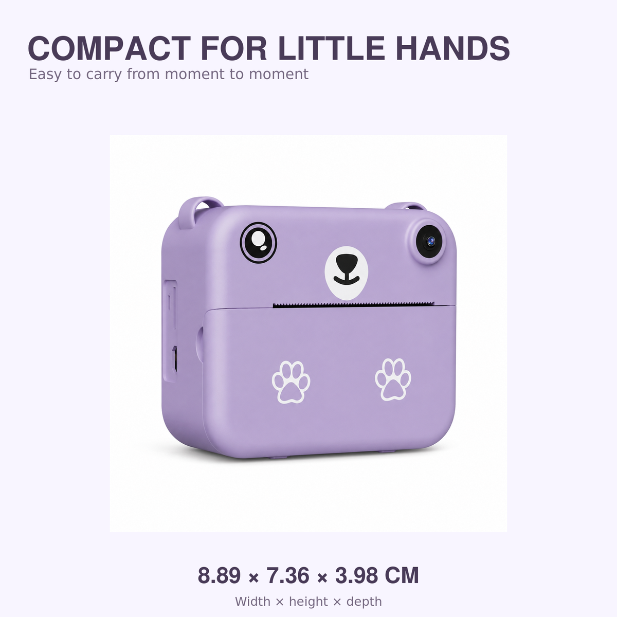 Kids Instant Print Camera – 1080p HD – 1080p dimensions