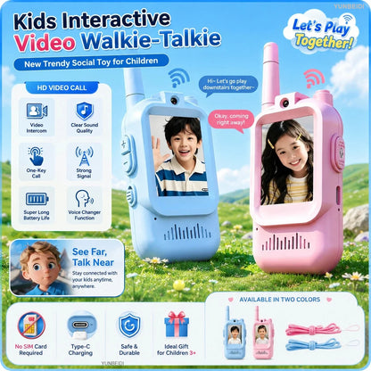 Kids Video Walkie-Talkies – 2-Pack